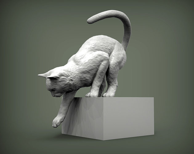 a 3d printed cat
