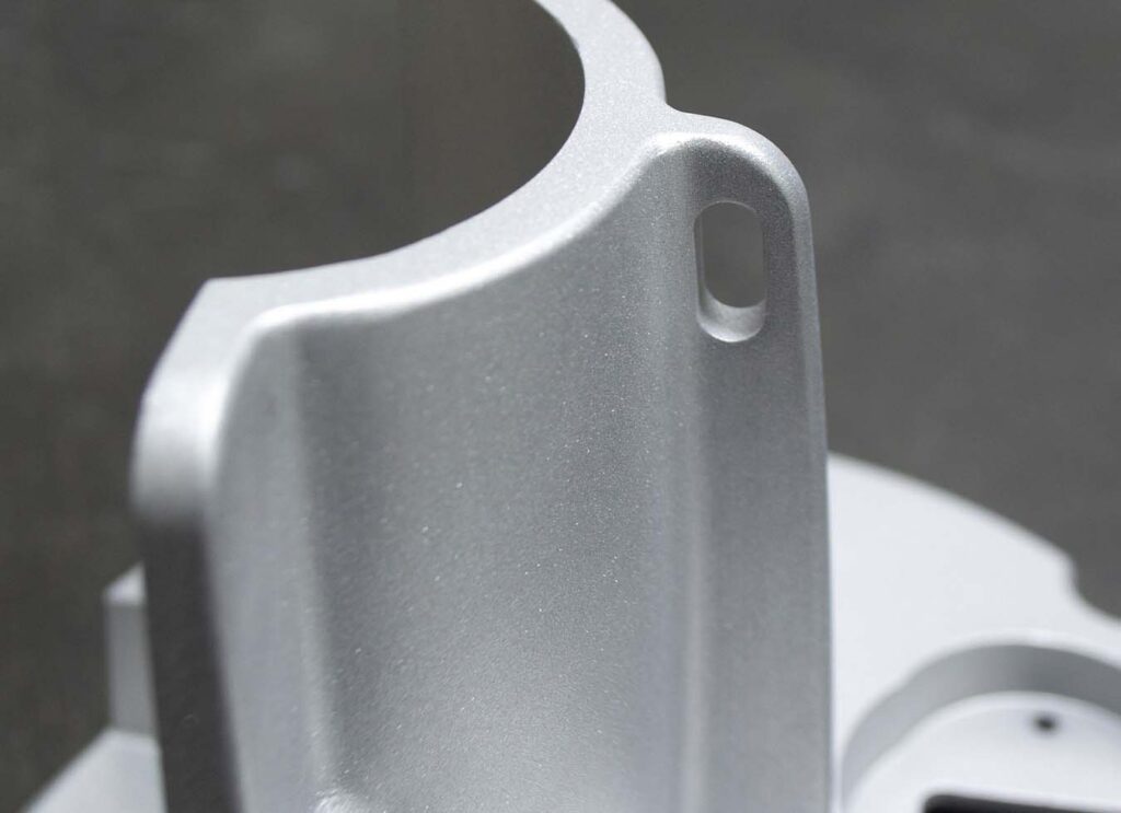 Part with CNC Glass Bead Blasting