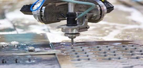 Water-jet cutting operation