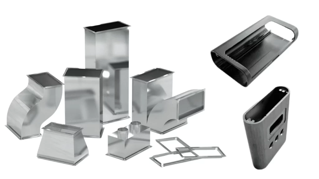 Various AC components made with metal forming processes
