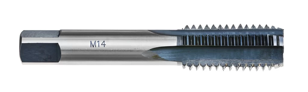 A close-up image of a Straight Flute Thread cutter