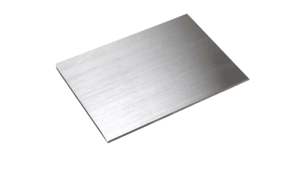 A Grade 5 titanium alloy sheet.